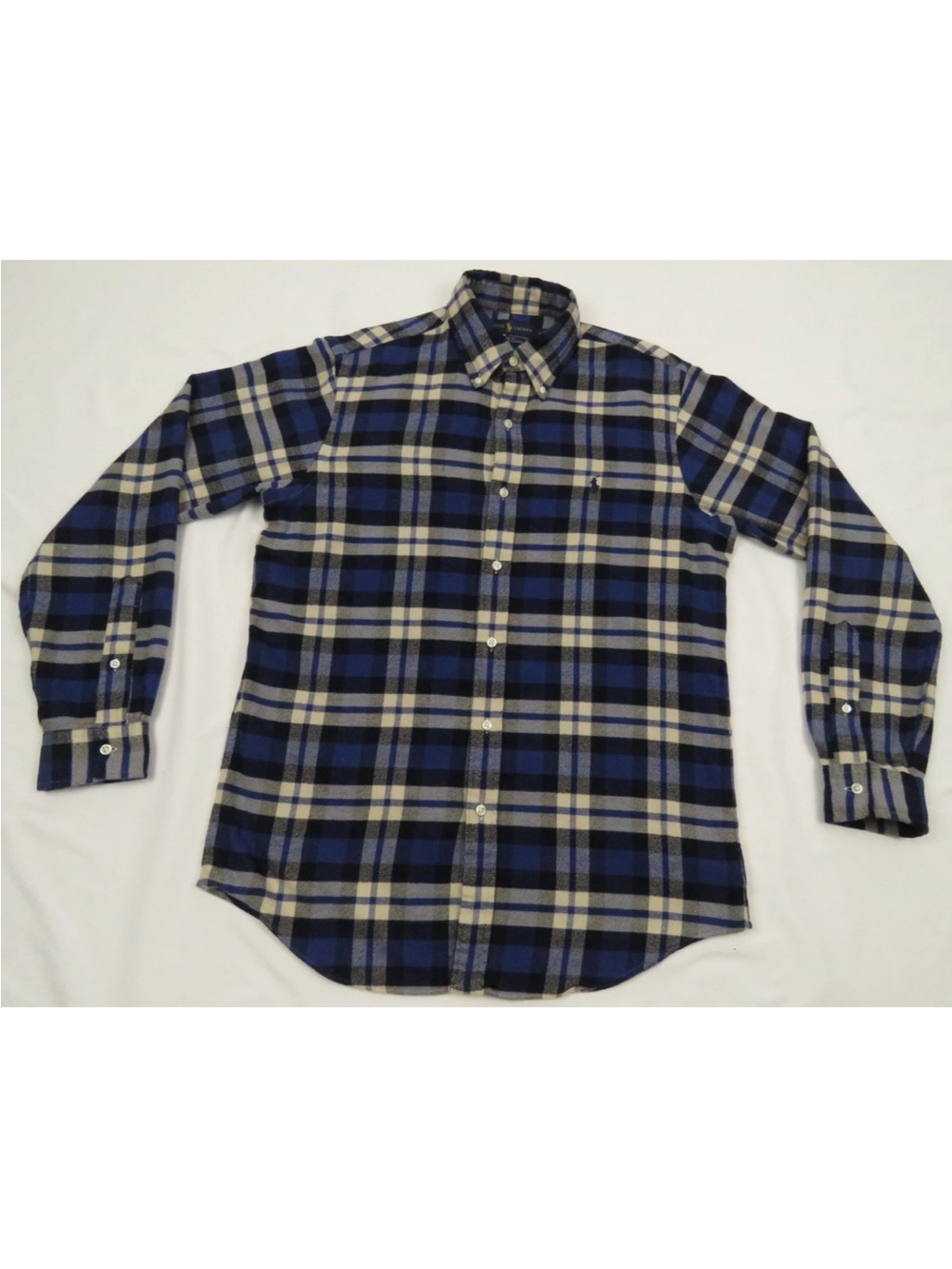 NWOT Ralph Lauren Polo Pony Performance Flannel Mens Long Sleeve Shirt M